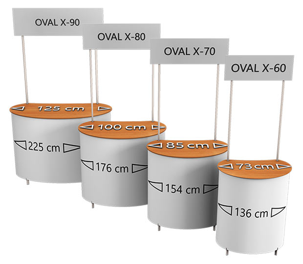 promo stolky Oval X