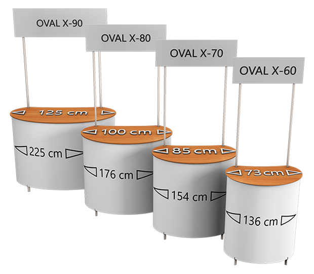 promo stolky Oval X